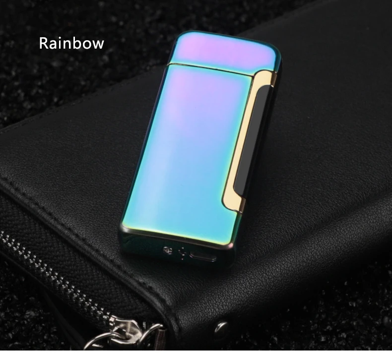  Самая популярная и новая ветрозащитная зажигалка с USB-зарядкой Экологически чистая беспламенная электрическая двойной