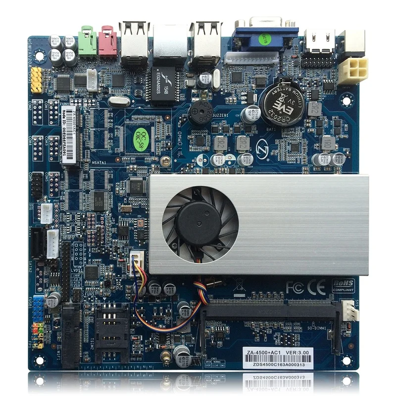 Embedded motherboard with onboard Intel Haswell 4gen I3/I5/I7 4005U/4010U/4030U/4200U/4210U/4500U/4510U/4600U CPU