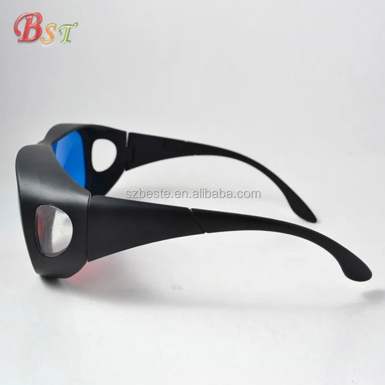 
Cool style eco-friendly plastic red cyan 3d glasses anaglyphic 3d glasses 