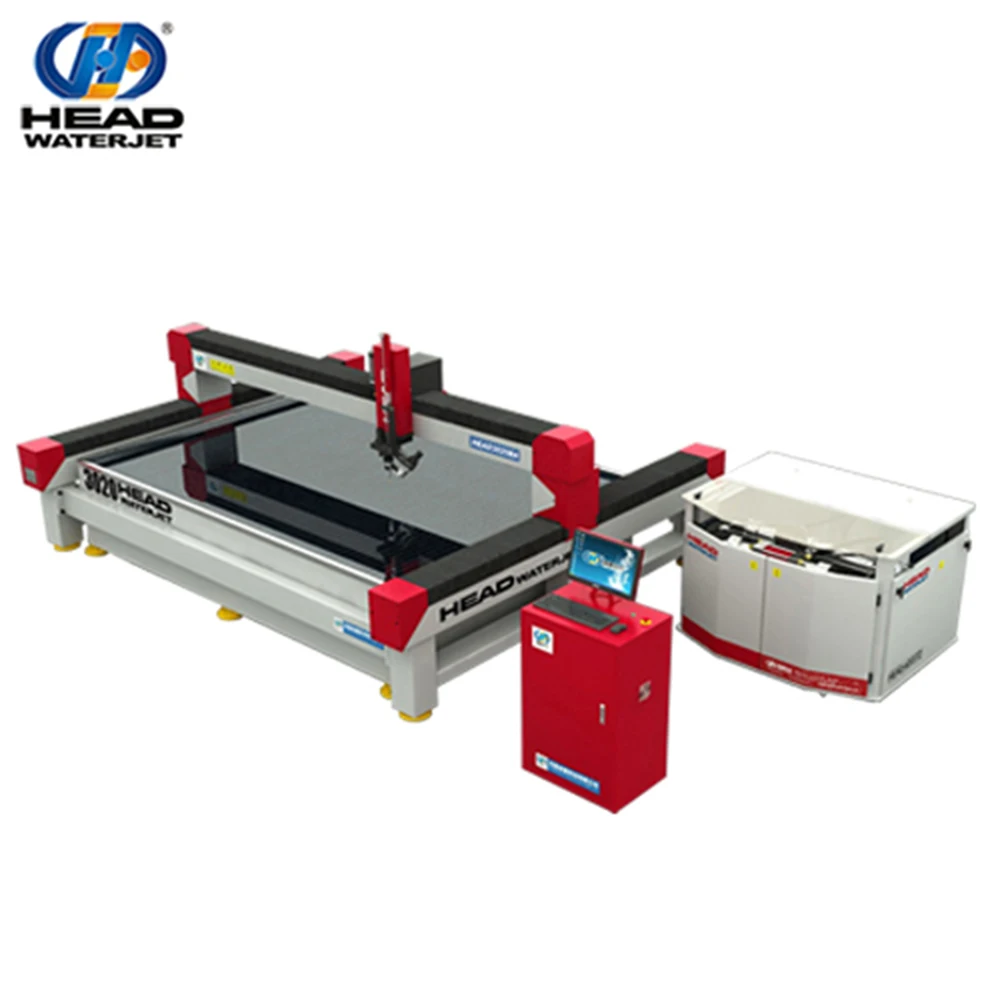 cnc 5 axis water jet marble granite ceramic cutting machine