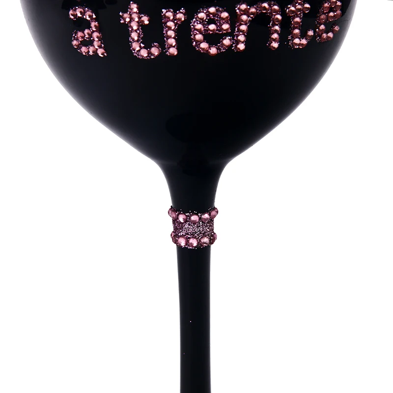 Ручная Роспись Бокал Wineware Home Decor Tablewear подарок Anniversiry 16 Унц.