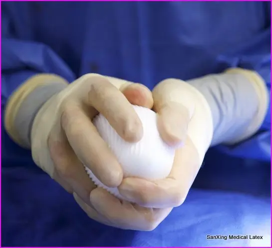 
 Хирургические ручные перчатки, стерильные латексные одноразовые медицинские перчатки  