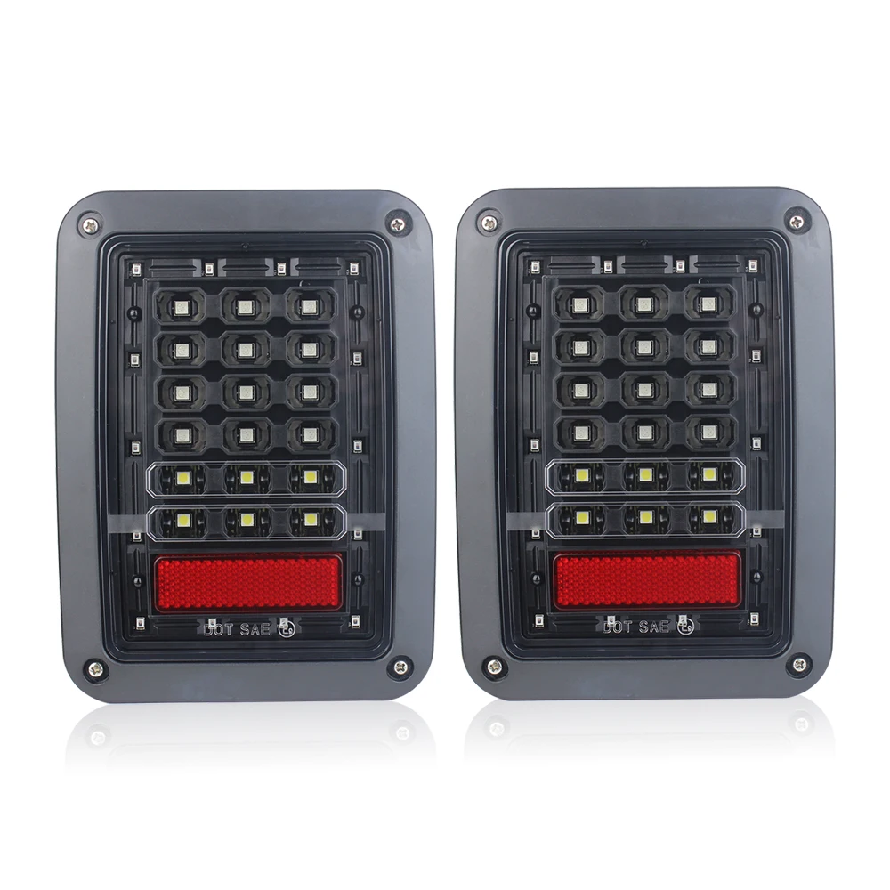 JT01High performance 12v 24v 4x4 Offroad Driving Brake rear taillight Auto Parts for truck hiace commuter tail lamp