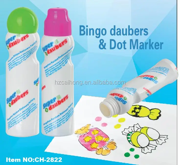 Do A Dot Art! bingo daubers for kids drawing&playing&learning,washable paint markers CH-2822