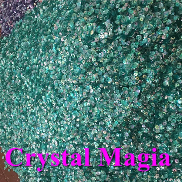 New Flat Loose Sequins 30mm Fashion Cup Shape Colored AB Spangle