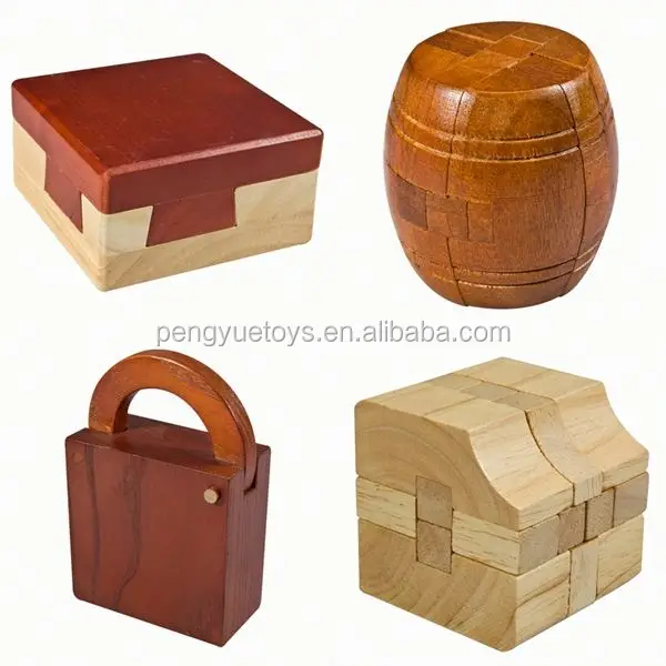 Интеллектуальные рекламные товары, 3D головоломка для мозга, деревянный куб-головоломка, игра iq, игрушка, деревянный пазл, разблокировка бочонка для взрослых