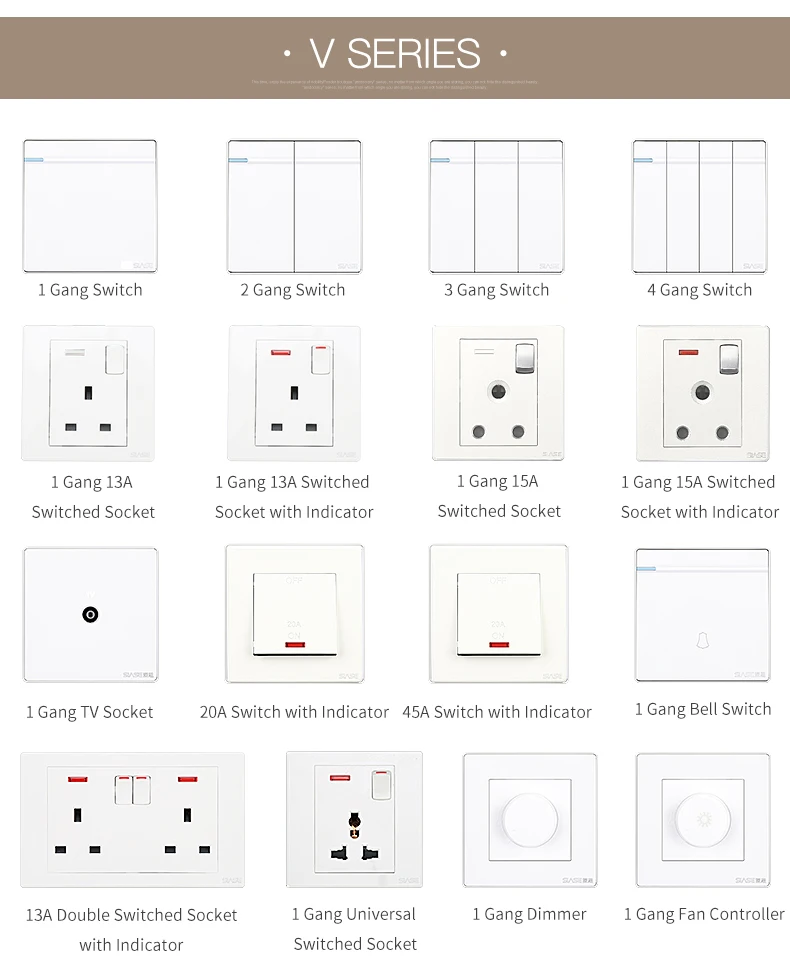 250 В Великобритания настенная розетка электрические аксессуары переключатель и 13a двойной полюс