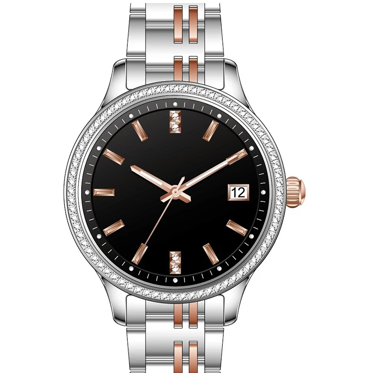 5 atm или 3 АТМ Водонепроницаемость движения Японии Часы из нержавеющей стали