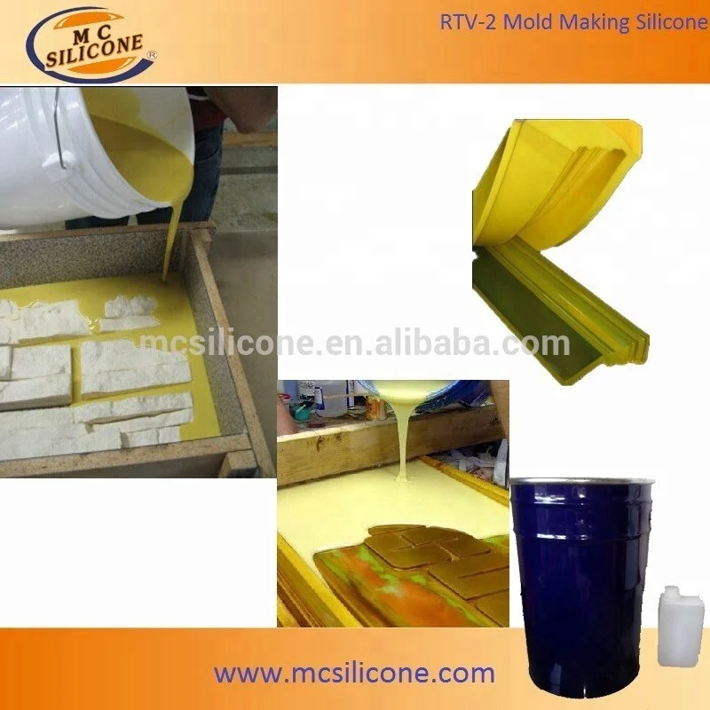 artificial Stones veneer molds  RTV Liquid Polyurethane Rubber