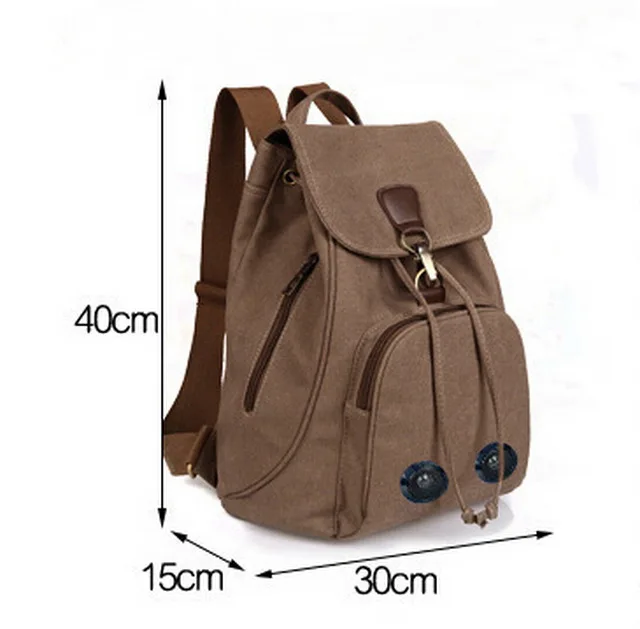 High quality custom canvas speaker backpack for school travel picnic hiking