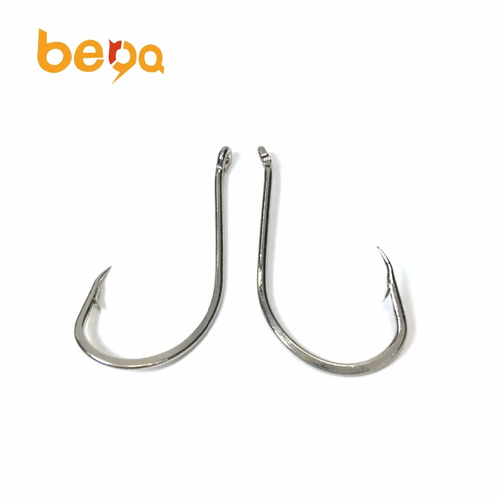Stainless Steel Saltwater Crank Barbed Barb Fishing Hook