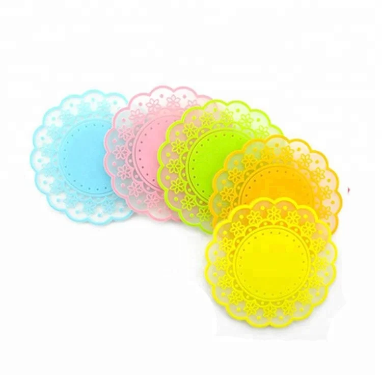 Custom High quality soft PVC adiabatic cup mat