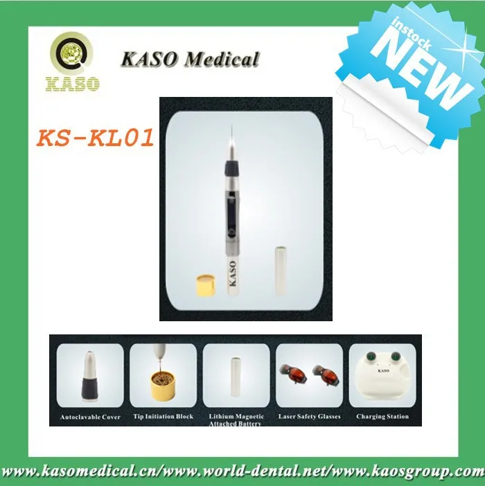 KASO медицинский нового типа портативный стоматологического диодного лазера KS-KL01/Беспроводной Стоматологическое оборудование лазера