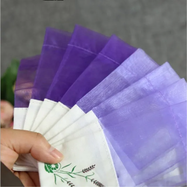 
high quality Cotton Embroidered Custom Linen Hand Embroidery Fragrance sachet Bags 