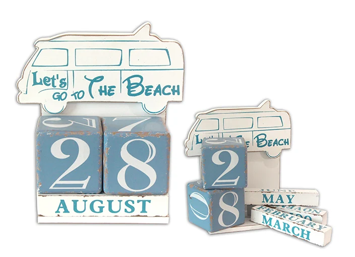 Custom Shape Cartoon Creative Wooden Calendar