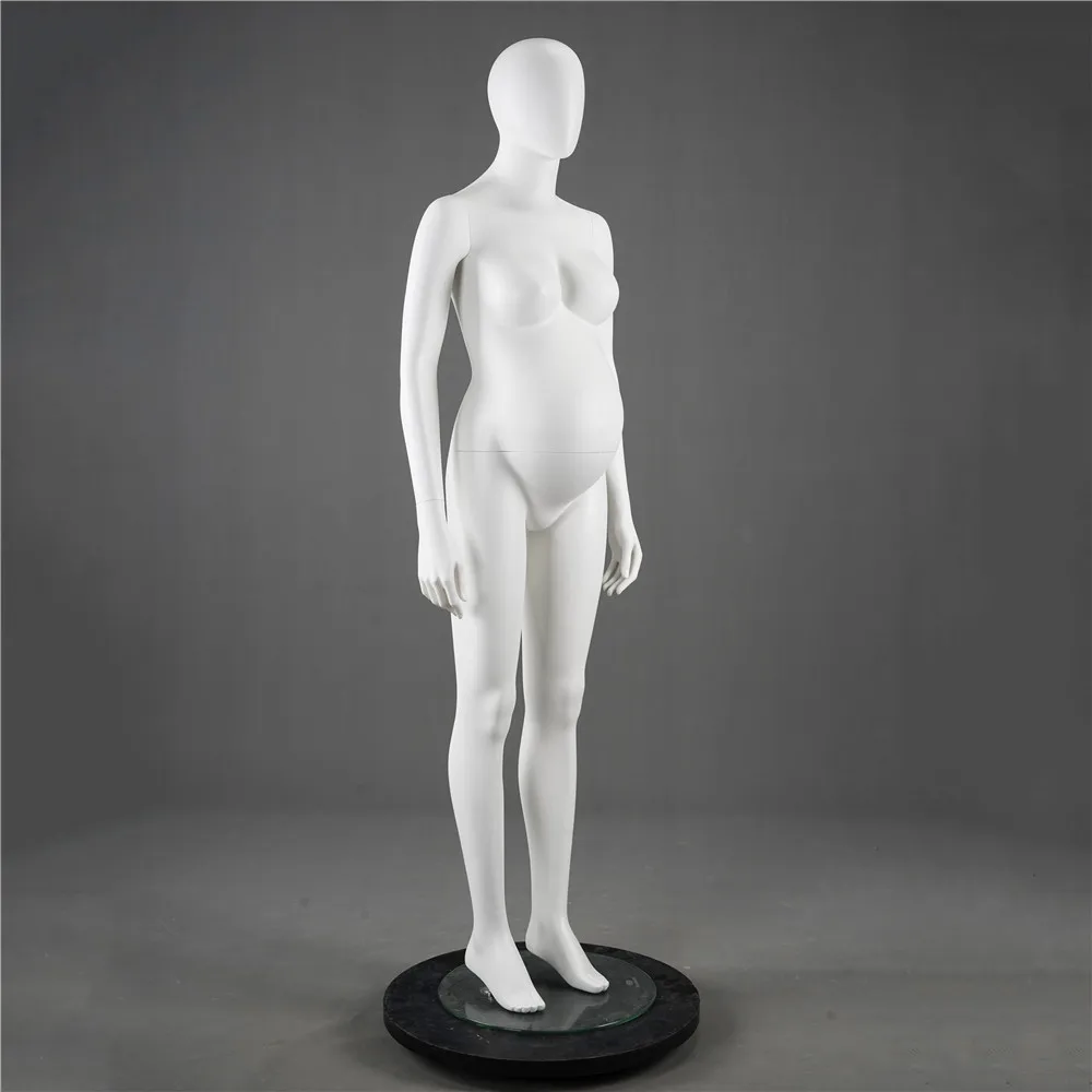 cheap Matt White Full Standing Women Pregnant Maternity Mannequin dummy For Sale