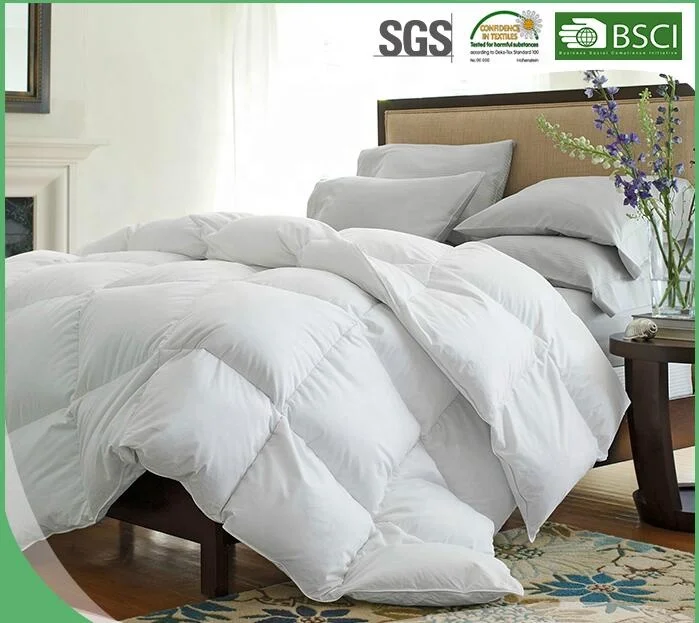 
wholesale goose/duck down alternative duvet/microfiber comforter inner cover china supplier 