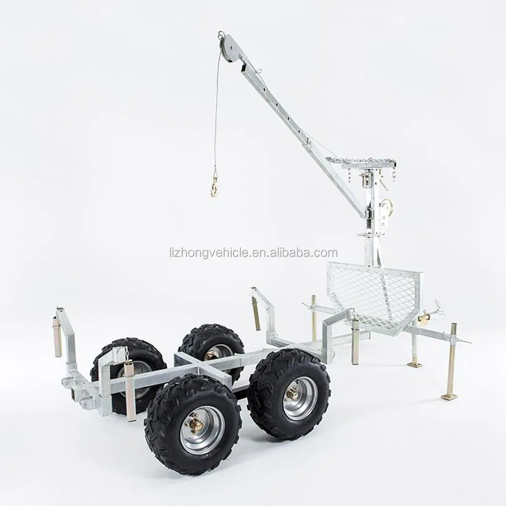 China wholesale atv camping trailer,atv farm trailer,crane timber trailer