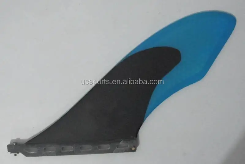 Center Single Resin surf fins Fin  for Long board SUP Race board, 12 inch Resin Surfing Fin