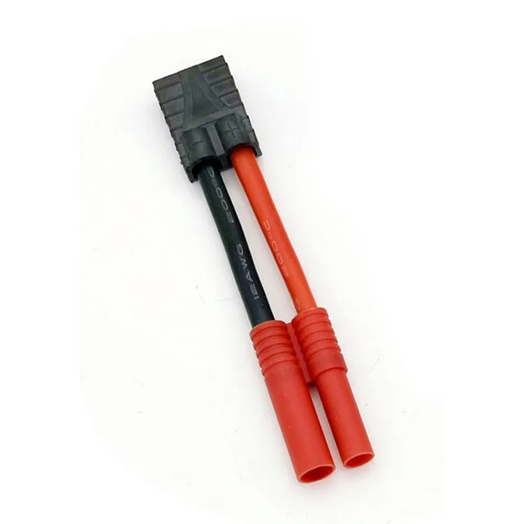 TRX Female Male to HXT 4mm Bullet Banana Plug Connector Cable With 12AWG Silicone Wire for RC Parts