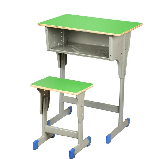 Factory price two seats modern school desk and chair