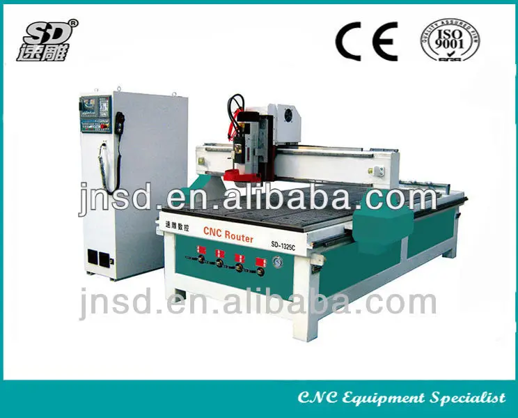 Jinan sudiao 2014 linear sd1325c ATC woodworking router works with 5.5kw water spindle