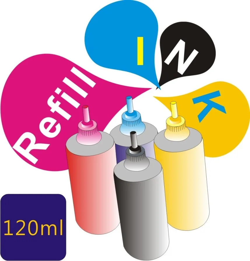 
4 inks + chip resetter for LC103 113 123 133 563 ink cartridges 