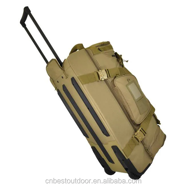 
Water resistant 1,000 denier Cordura trolley travel bag large luggage wheeled bag 