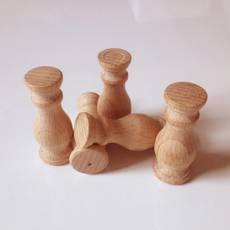 custom natural unfinished wood chess DIY wooden chess wood move chess