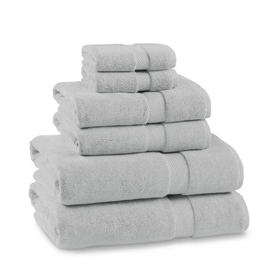 Hot Sale Factory Wholesale High Quality Plain Dyed Dobby Soft 100% Cotton Bath Towel Set