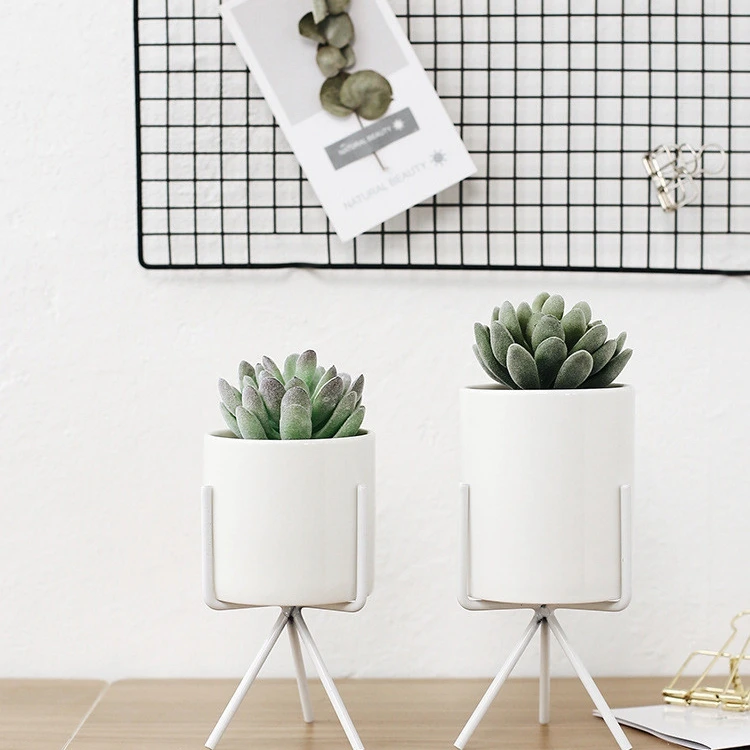 
Hot sale in ins wrought iron flower pot in garden home 