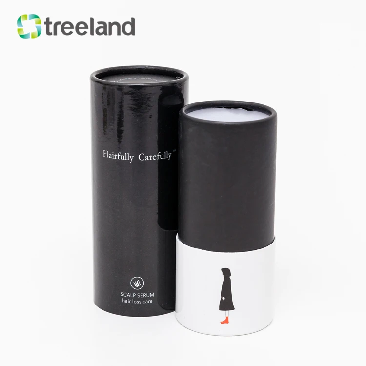 3-piece glossy  telescoping paper tubes cardboard boxes for cosmetic  packaging container