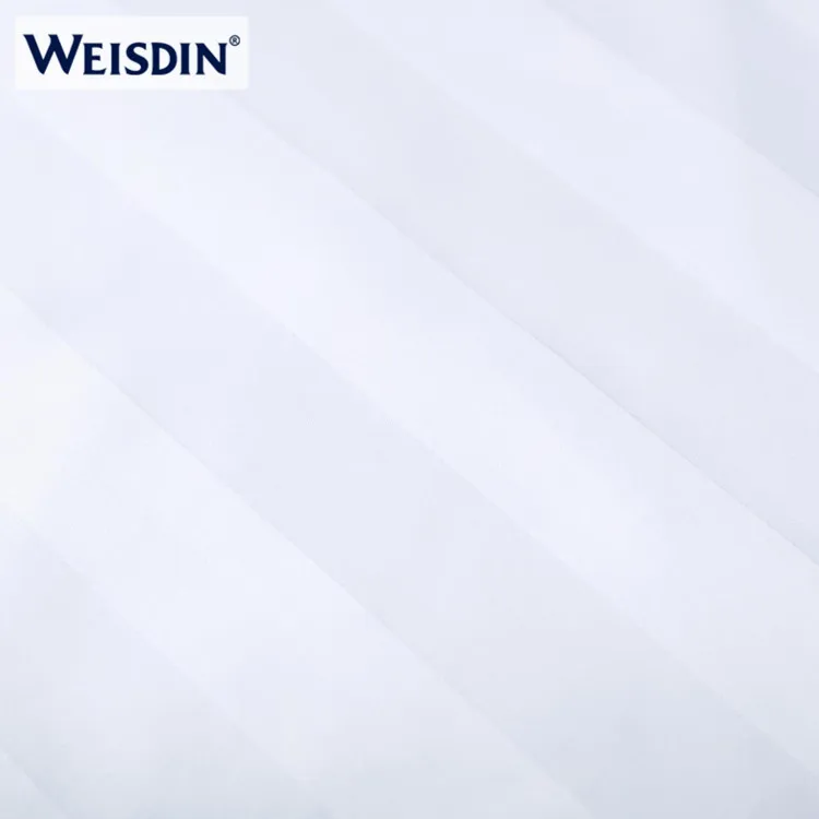 Китай поставщиков пользовательских роскошные 300 нить Отель White Satin Наволочка 100%