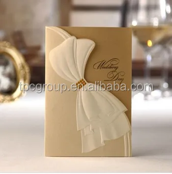 2020 wholesale Luxurious /Unique Wedding Invitation card CW2036