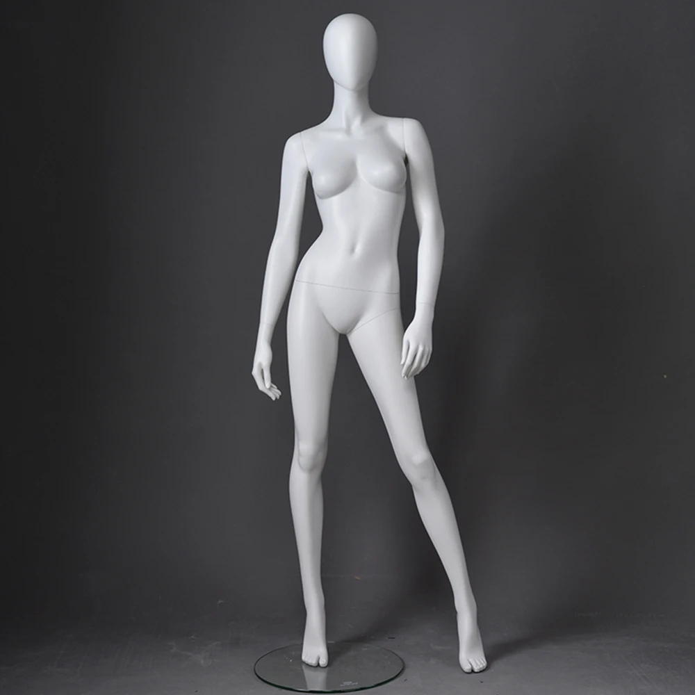 Абстрактный стоячий полноразмерный женский модный манекен для демонстрации женского платья manequins