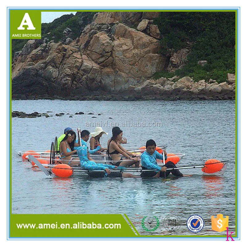 
Latest OEM Vacuum Forming Clear Belly Boat for Racing With Good Texture 