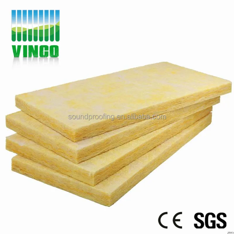 Cheap with good quality Sound insulation & fire proof black rock wool panel 50mm glass wool