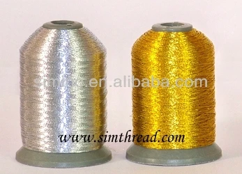 
Popular high quality Metallic thread as embroidery thread/Yarn or knitting weaving yarn 