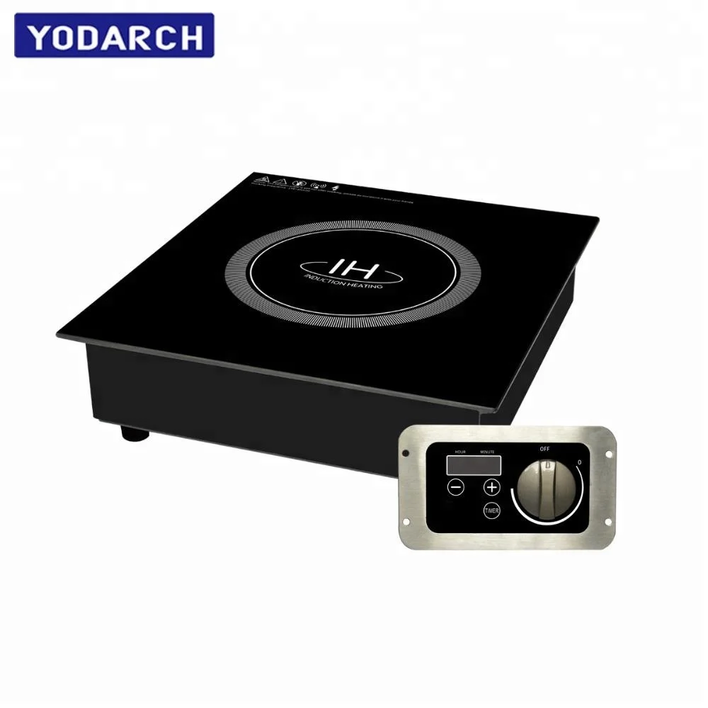 Кухонное устройство кВт подогреватель буфета сенсорное управление с ручкой электрическая Коммерческая Индукционная Встроенная Плита варочная панель для горячего горшка