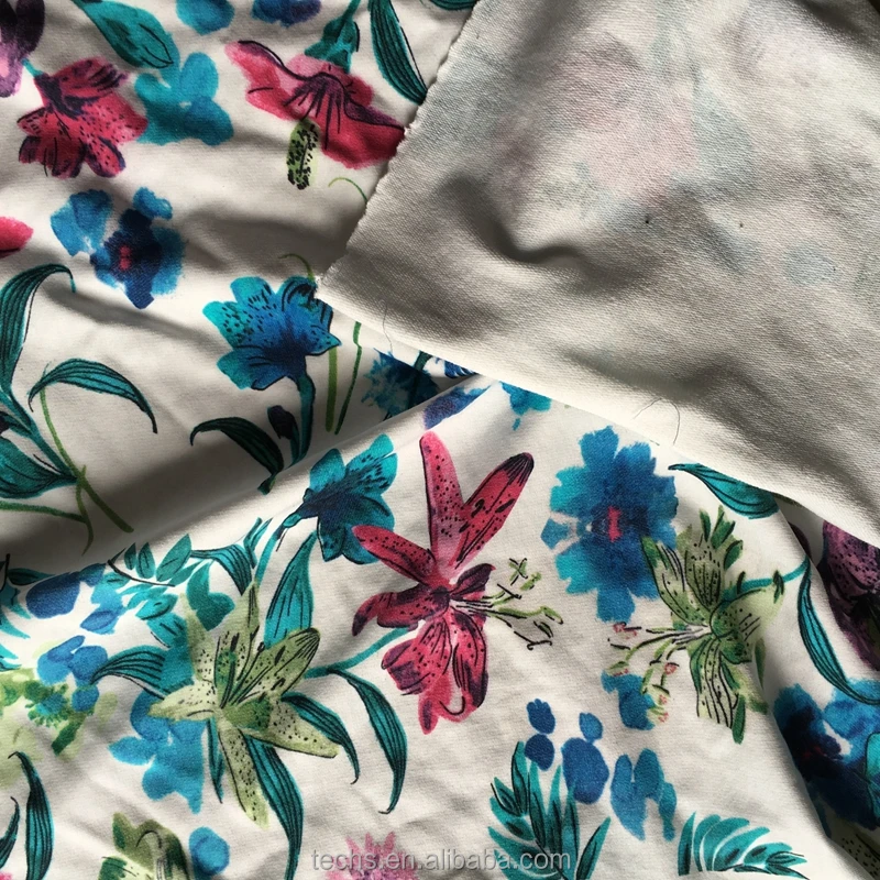 
100 cotton french terry knitted fabric,digital print terry fabric for kid 