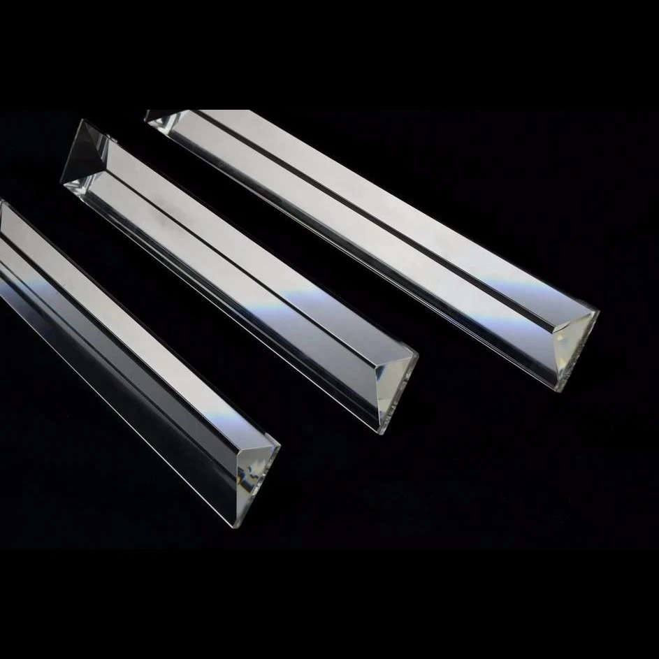 
NON-DUST Crystal Glass Prisms Clear Optical right triangle prism 