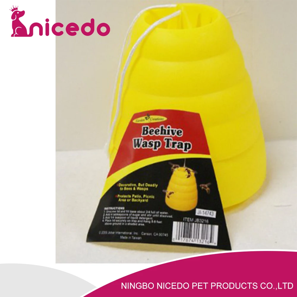 yellow beehive wasp trap , hanging wasp trap , insect catcher