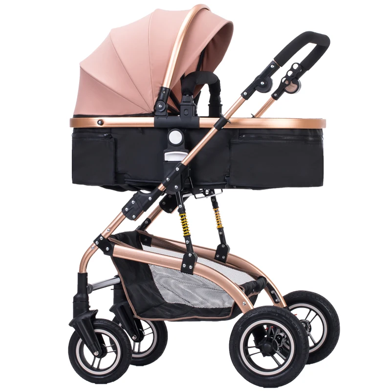 New Born Baby Doll Pram Stroller and Low Price High Landscape Baby Carriage Stroller travel jogging system from China factory