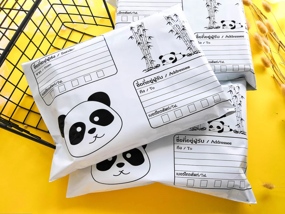 Тайские индивидуальные почтовые пакеты 28*42 см, упаковка для экспресс-доставки, курьерские почтовые пакеты