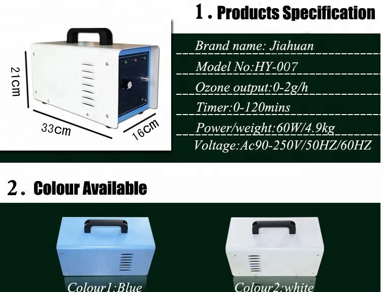 Ozone Generator For Improve Oxygen Content In The Air And Water