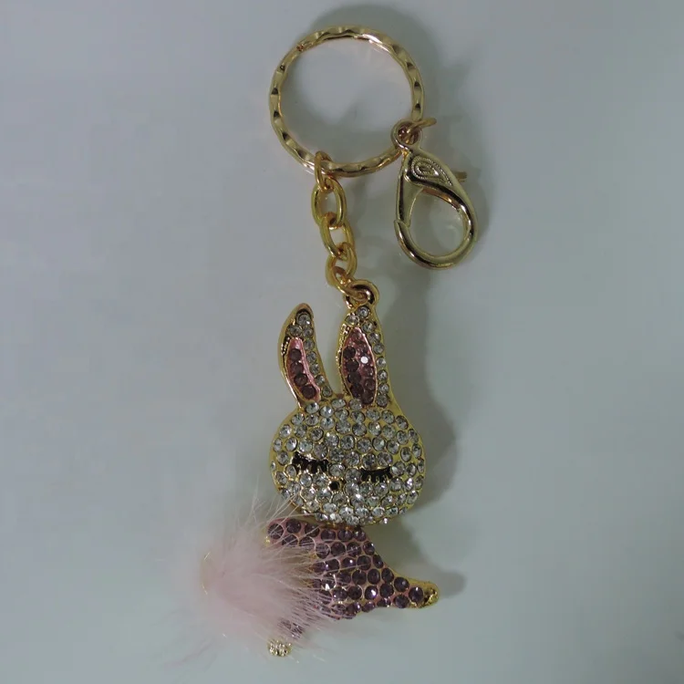 Лидер продаж, оптовая продажа, дешевый металлический брелок из цинкового сплава с вырезами, с кристаллами и бриллиантами