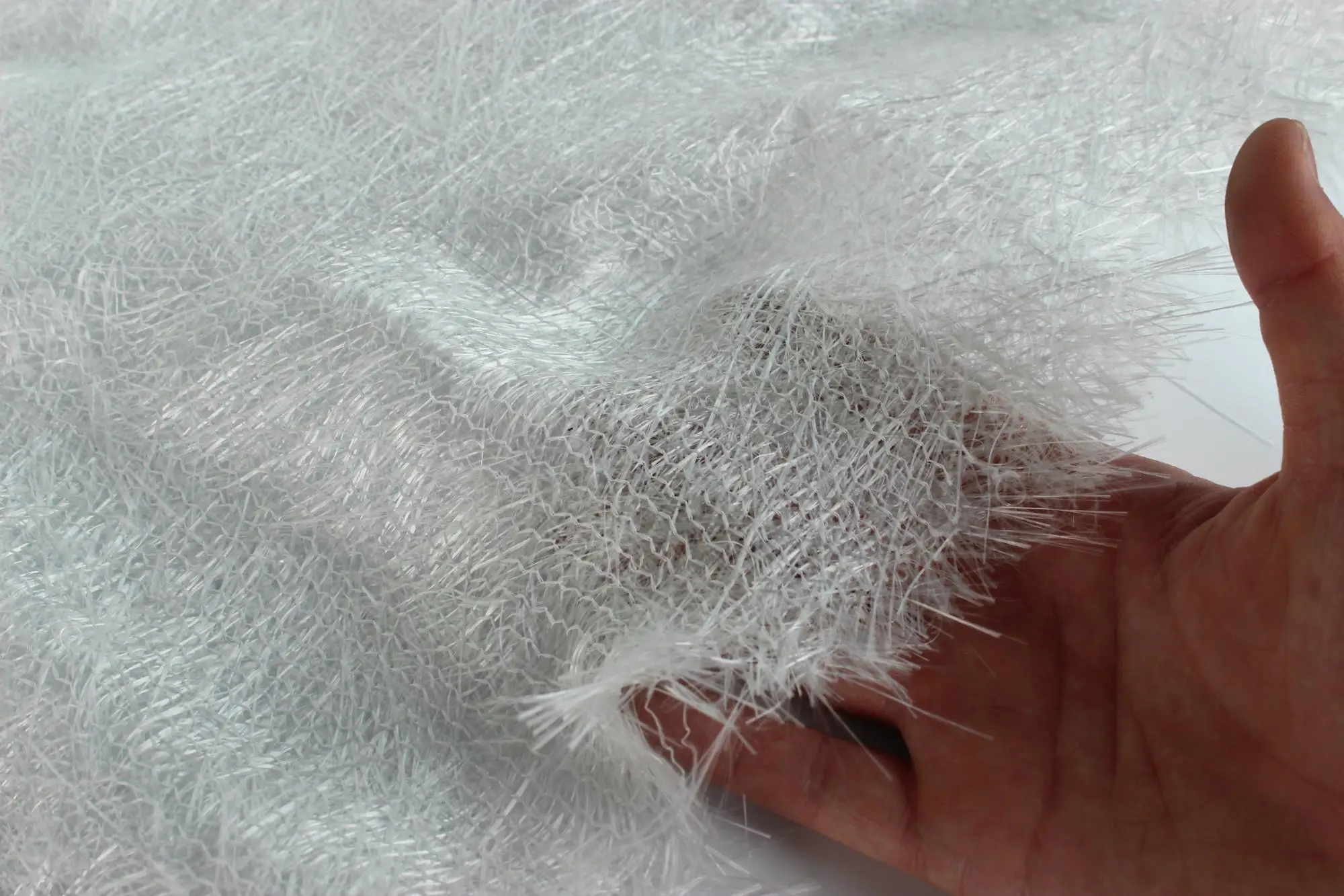 Composite materials reinforced fiberglass chopped strand mat