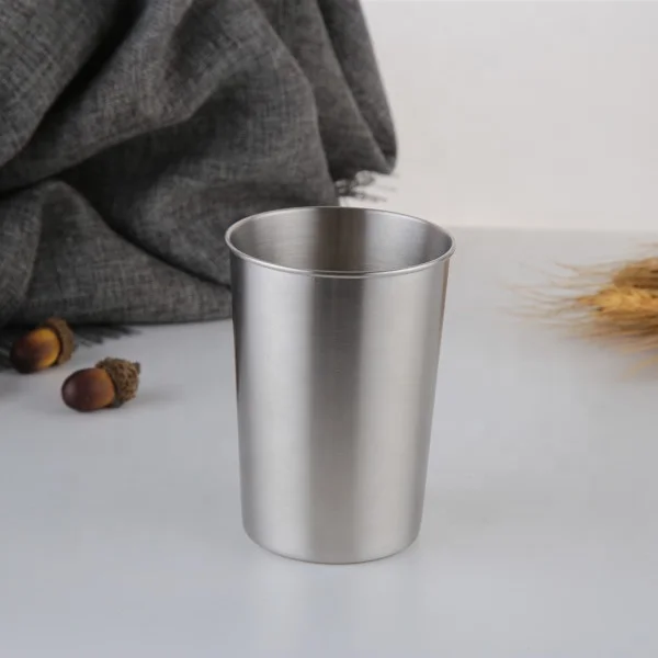 Stocked  Eco-friendly Stainless-Steel Glass Cups For Kids