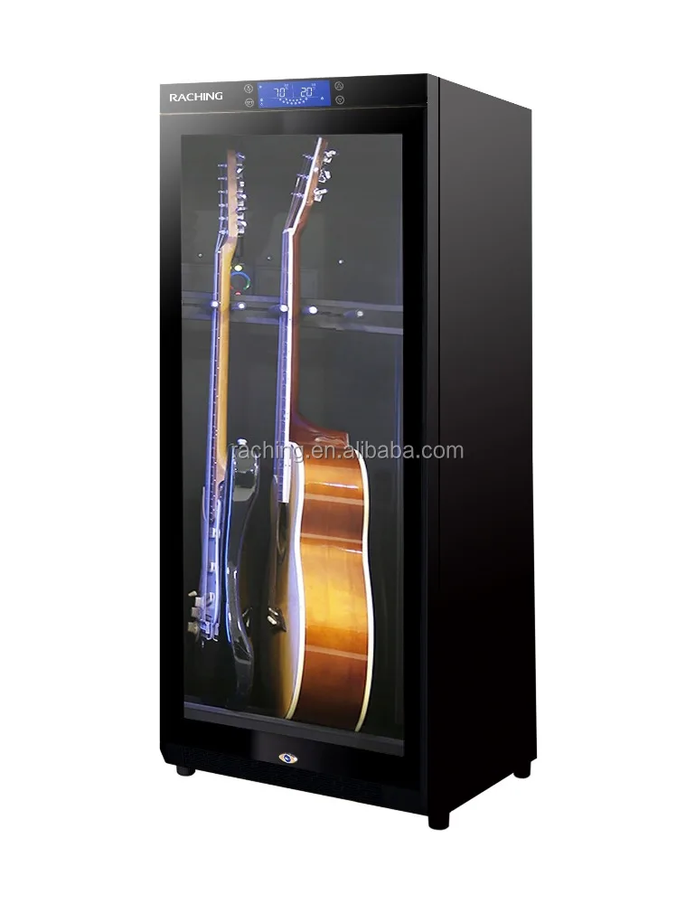 Temperature&Humidity Control Thermostat Guitar Display Cabinet