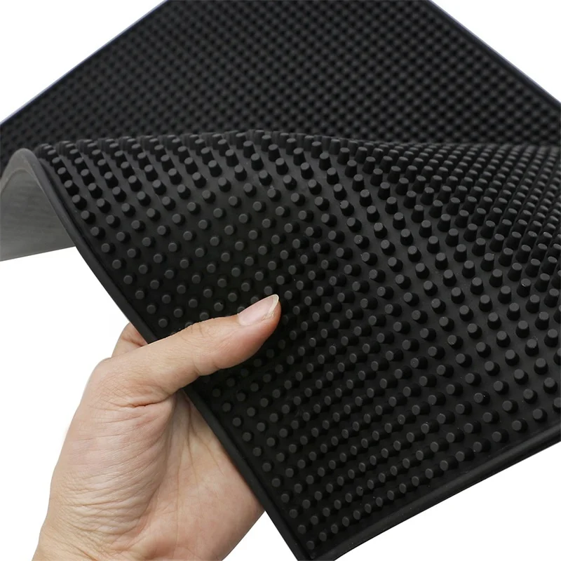 Силиконовый парикмахерский коврик с логотипом под заказ, термостойкий Коврик для парикмахерской, нескользящий коврик для инструментов